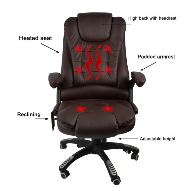 Windaze Massage Chair Swivel Executive Ergonomic Heated Vibrating .