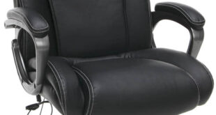 Heated Shiatsu Massage Leather Office Cha