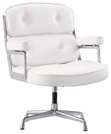 Apex Executive Leather Conference Office Chair With No Wheels .