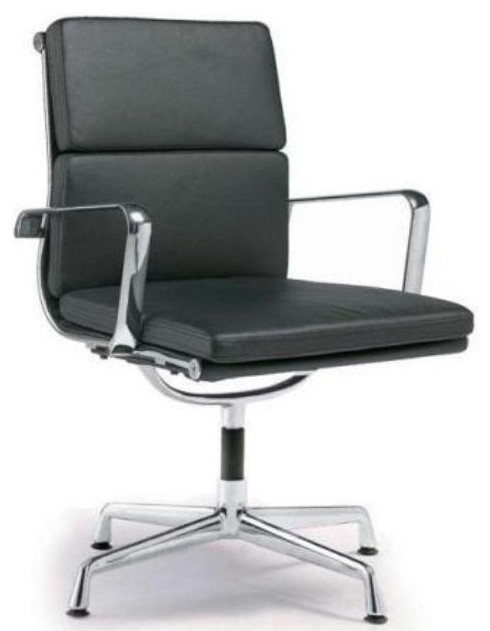Director Soft Pad Office Chair With No Wheels - Contemporary .