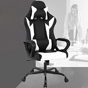 Amazon.com: PC Gaming Chair Office Chair Desk Chair with Lumbar .