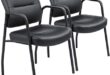 Amazon.com: Devoko Office Reception Chairs Executive Leather Guest .