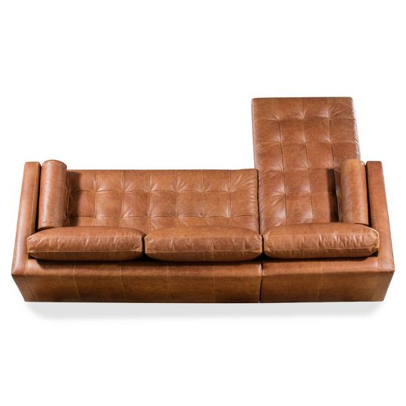 Florence Mid Century Modern Left Sectional Sofa - Poly & Bark in .