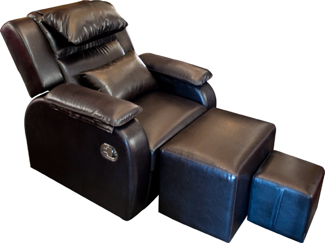 SZYX-32 PVC Reclining Foot Massage Sofa- Armrest Cushions Massage .
