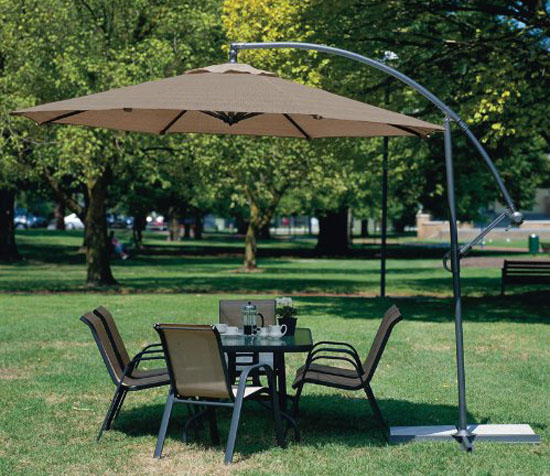 10 Feet Cantilever Freestanding Patio Umbrella for Your Garden or .