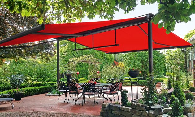 Markilux (US), free standing awning, can come with kerbstone 'feet .