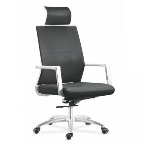 New design high back genuine leather manager office chair with .