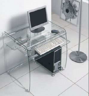 Get Glass Computer Table to enhance the Look of the Room - Furnish .