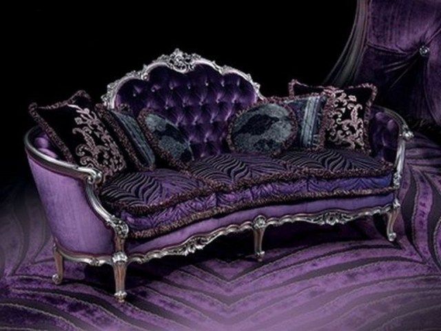 30 Classy Gothic Sofa Chairs Design Ideas For Anyroom | Purple .