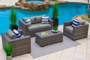 Outdoor Sectional Patio Furniture | Gray Patio Furniture .