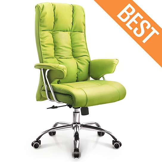 Buy Executive Office PU Leather Desk Computer Task Home Chair .