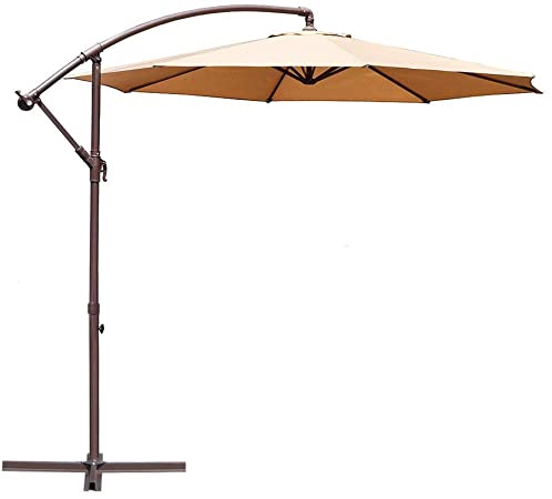 Amazon.com : Le Papillon 10-ft Offset Hanging Patio Umbrella .