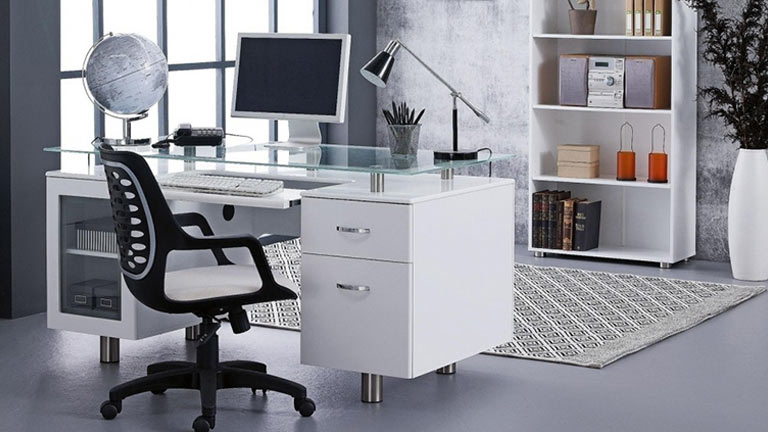 Buy New York Corner Computer Desk | Harvey Norman