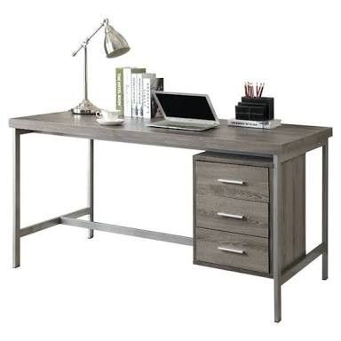 Grey desk - Harvey Norman (With images) | Writing desk .