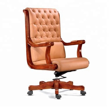 High End Leather Retro CEO Executive Office Chair, Chesterfield .