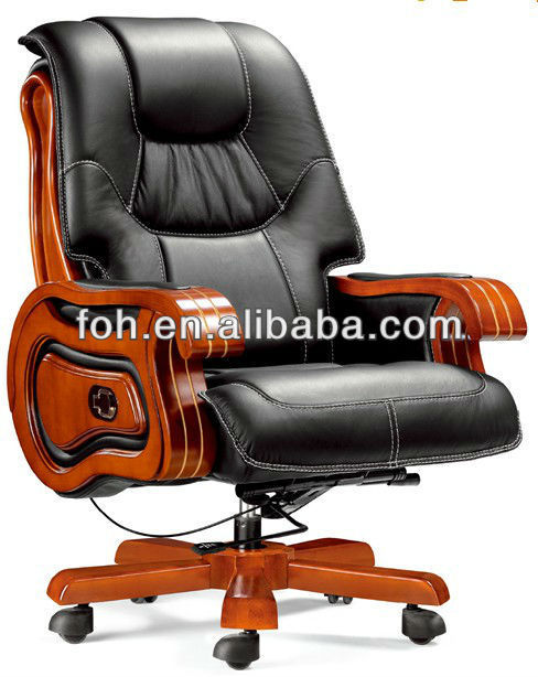 Luxury Executive Office Furniture, Large Genuine Leather Executive .