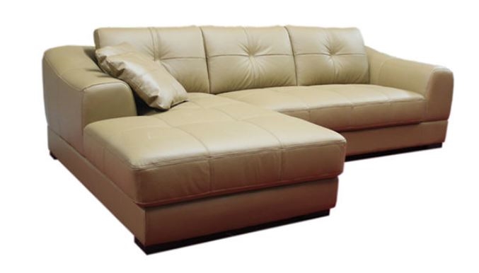 Leather Sectional | Sectional Sofa with Chaise | L shaped .