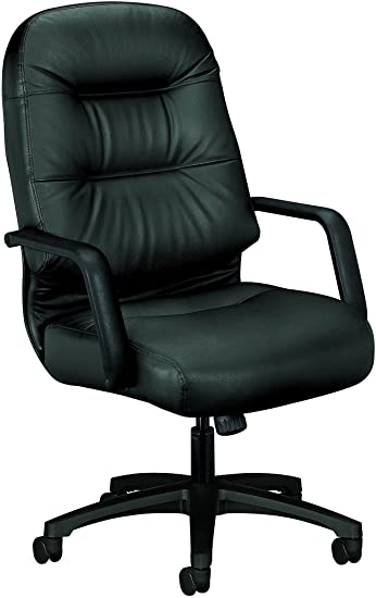 Amazon.com: HON Leather Executive Chair - Pillow-Soft Series High .