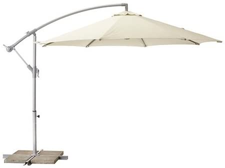 Amazon.com : Ikea KARLSO Hanging Umbrella (Beige) : Patio .