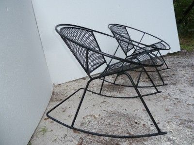 mid century patio chairs | ... RARE Mid Century Salterini Wrought .