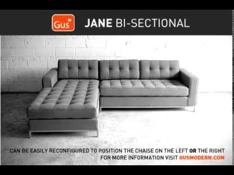 Gus Modern Jane Bi Sectional Demo - YouTu