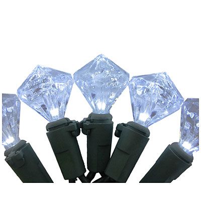 Wilson & Fisher Cool White LED Jewel Light Set, 120-Count | Patio .