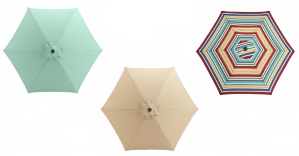 Sonoma Goods for Life Market Patio Umbrella Just $29.74 + $5.00 .