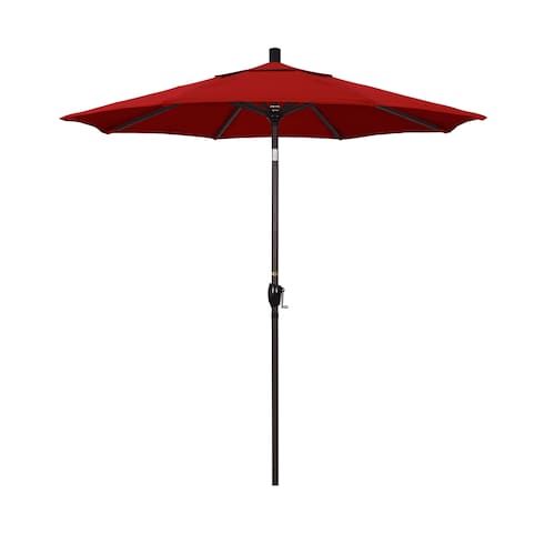 California Umbrella 7.5-ft. Pacific Trail Sunbrella Red Patio Umbrel