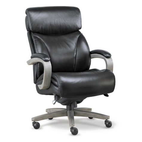 La-Z Boy Revere Big & Tall Top Grain Leather Chair | OfficeChairs.c