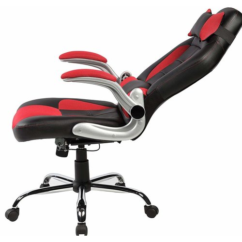 Chinook Ergonomic Gaming Chair Metro Lane Colour: Red | Gaming .