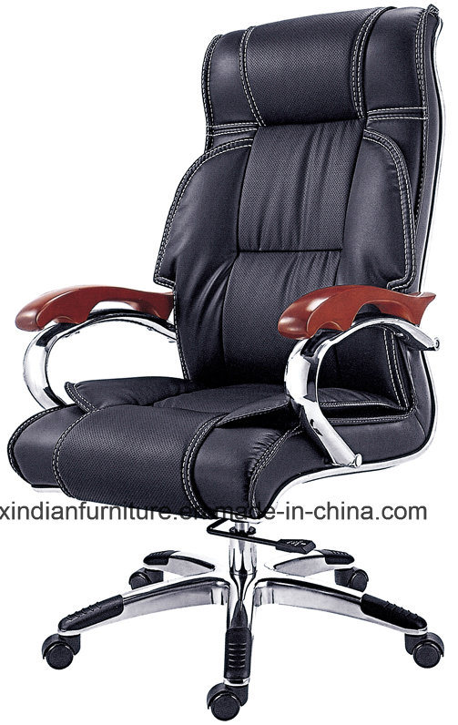 China Large Modern Wooden Arm Boss and Executive Office Chair .