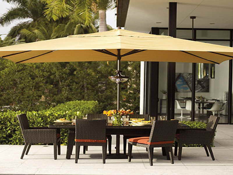 Large Cover Patio Umbrellas Yellow For Backyard Space Ideas With .