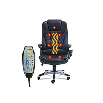 Amazon.com: Ybriefbag Office Desk Chair Ergonomic PU Leather .