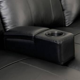 Ebern Designs Modern Removable Leather Sofa Arm Storage & Reviews .