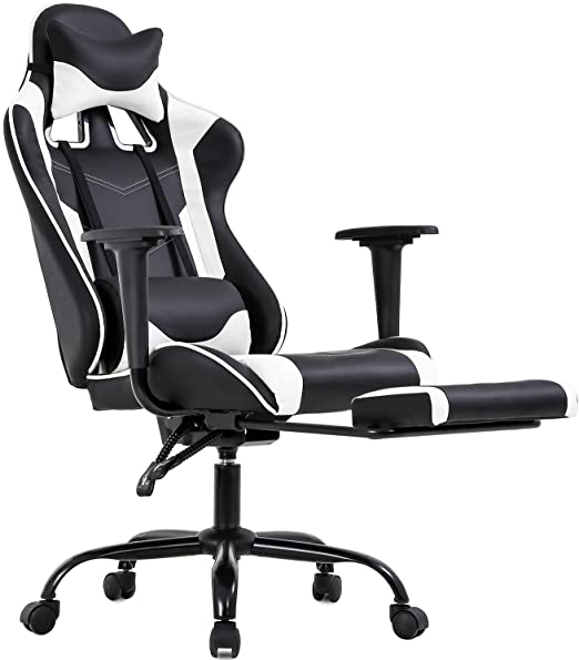 Amazon.com: PC Gaming Chair Ergonomic Office Chair Desk Chair PU .
