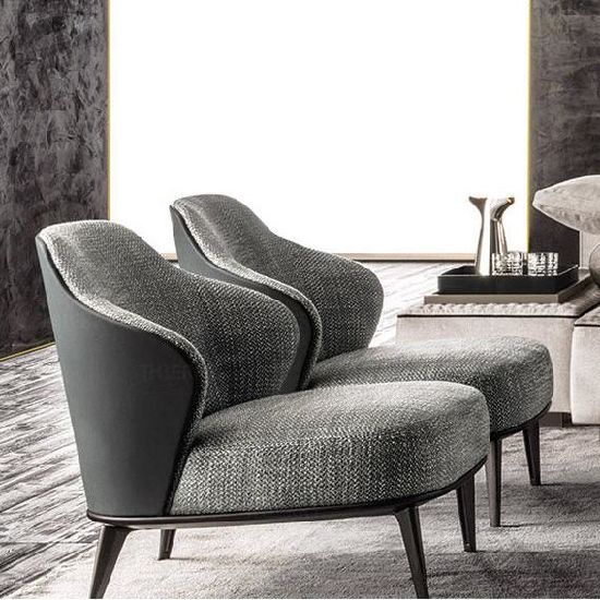 China Italian Designs Living Room Furniture Single Seat Fabric .