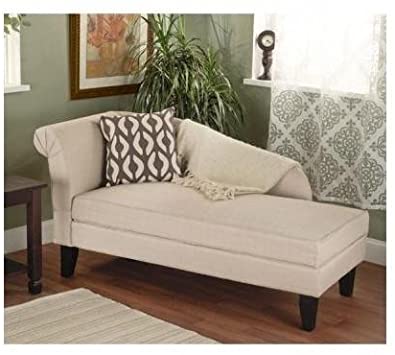 Amazon.com: Beige/tan Storage Chaise Lounge Sofa Chair Couch for .