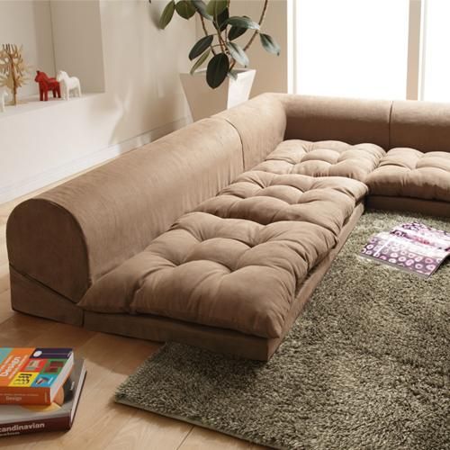 Free-style low sofa RelaQua [re-comfortable a] floor sofa living .