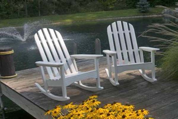 Plastic Adirondack Chairs Lowes | Adirondack rocking chair .