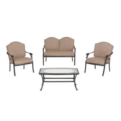 Martha Stewart Living Augusta Collection 4 Chat Patio Set - The .