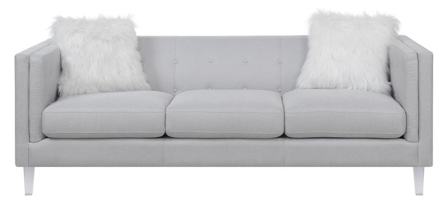 Hemet Light Grey Modern Sofa | 506211 | Sofas | Charlotte's .