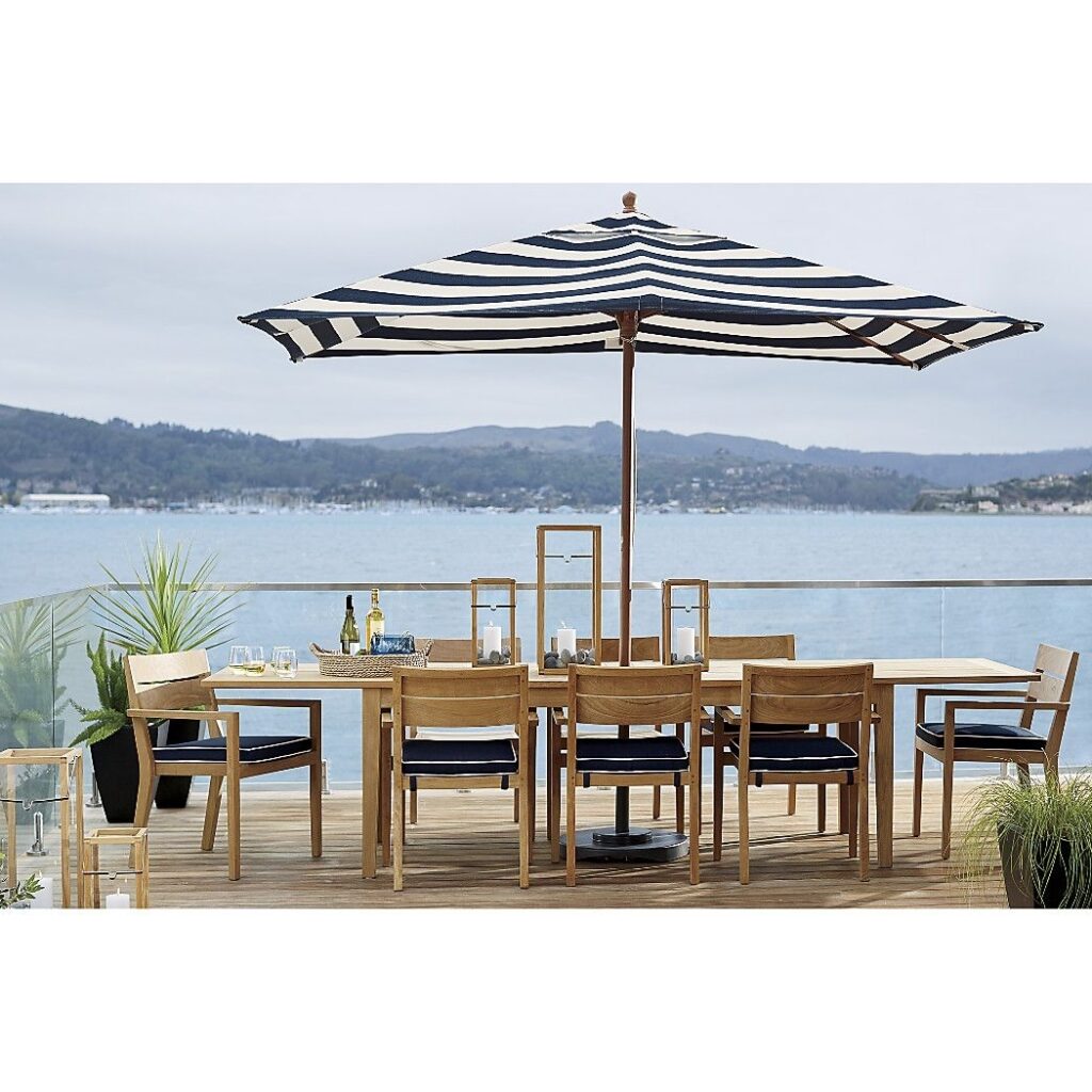 Striped Sunbrella Patio Umbrellas Decordip Com