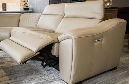 Milan Tan Motion Sectional Sofa -Buy ($4989) in a modern furniture .