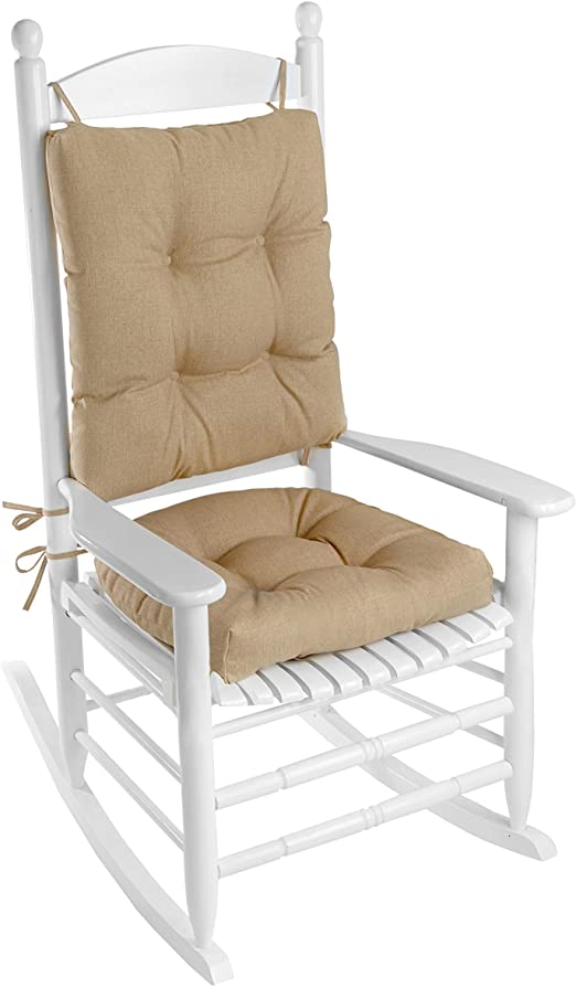 Amazon.com: Klear Vu Indoor/Outdoor Rocking Chair Pad Set, Husk .