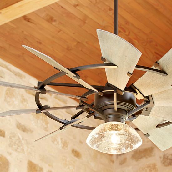 Quorum 52" Windmill Ceiling Fan with Light - Quorum International .
