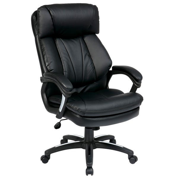 Shop Oversized Bonded Leather Executive Office Chair - On Sale .