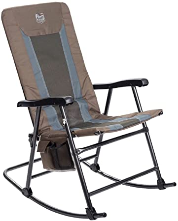 Amazon.com : Timber Ridge Camping Rocking Chair Padded Folding .