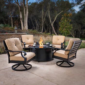 Outdoor Patio Fire Pits & Chat Sets | Cost
