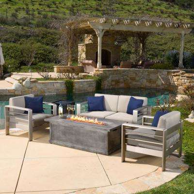 Cushions Included - Fire Pit Patio Sets - Outdoor Lounge Furniture .