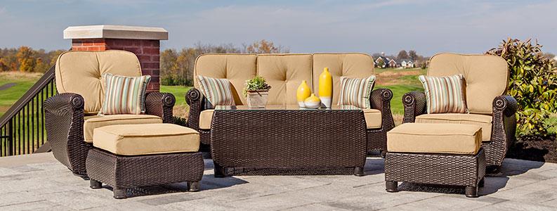 Patio Lounge Chairs & Ottomans - La-Z-Boy Outdoor Furnitu
